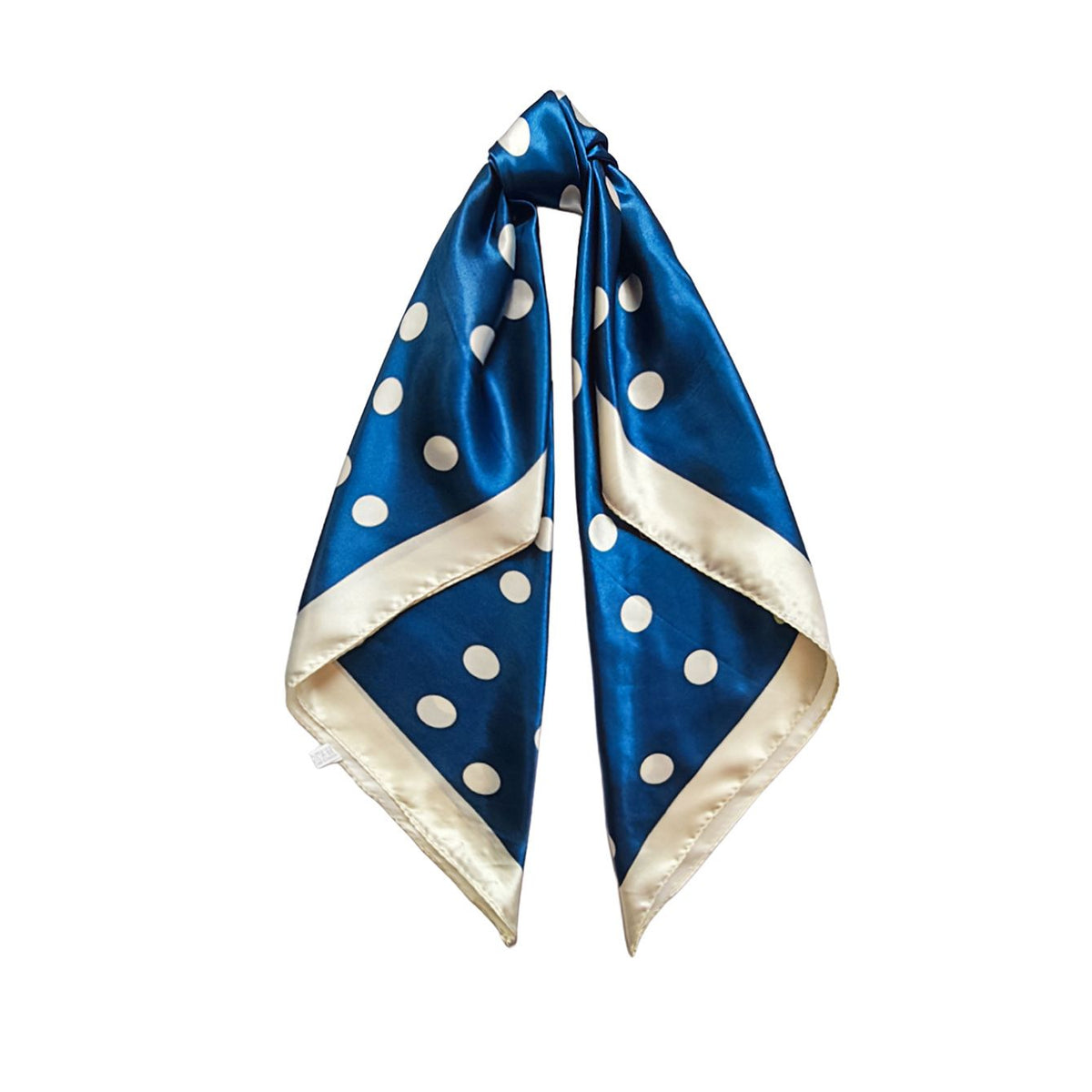 4Pcs Polka Dot Satin Square Scarf Set for Women 90x90cm