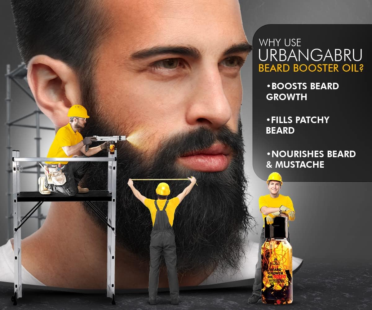 Urban Gabru Beard Booster Growth Oil for Men 60 ml