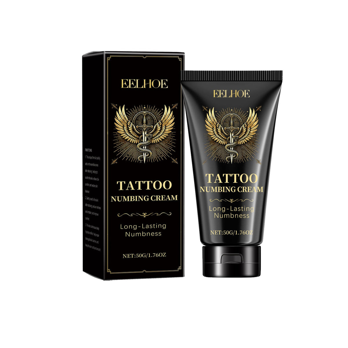 Body Care Cream, Lock in Moisture, Gentle Tattoo Relief, Soothes & Hydrates ,50g