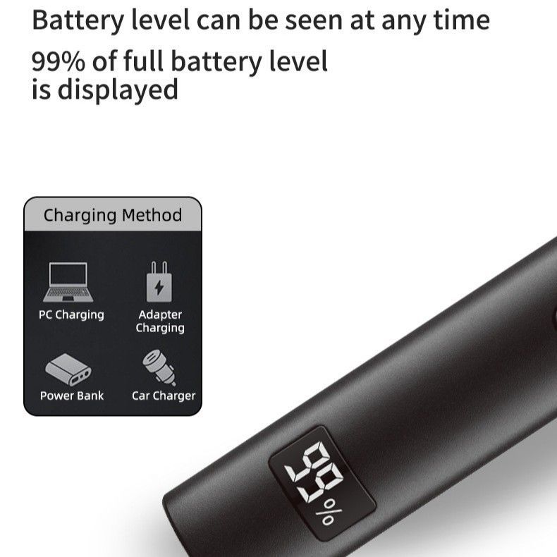 3-in-1 USB Nose Hair Trimmer Kit