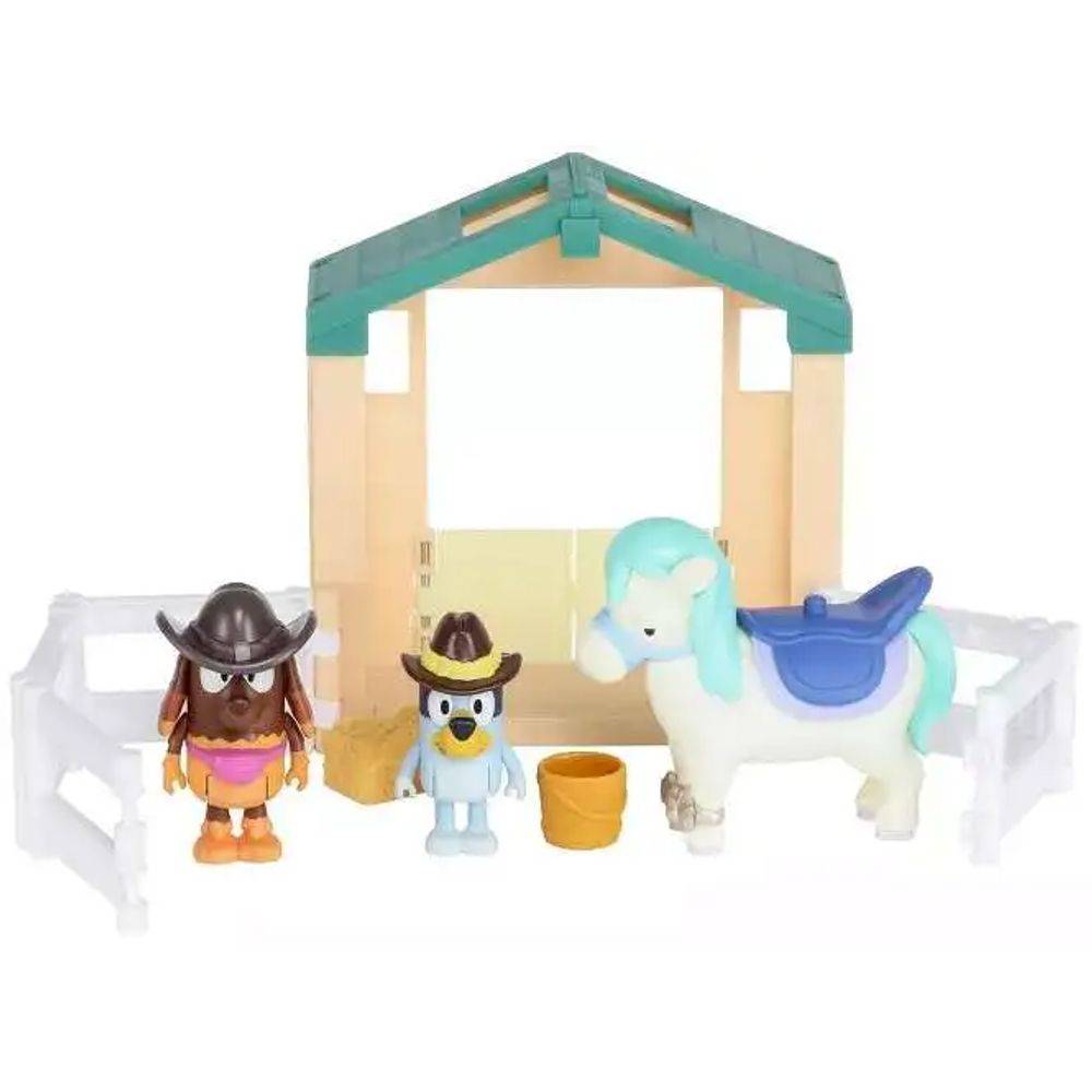 Bluey Series 9 Pony Rides Playset, 3+ years