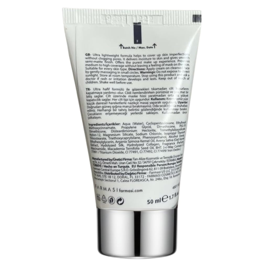 Farmasi BB Cream Light To Medium, 50ml, No.02