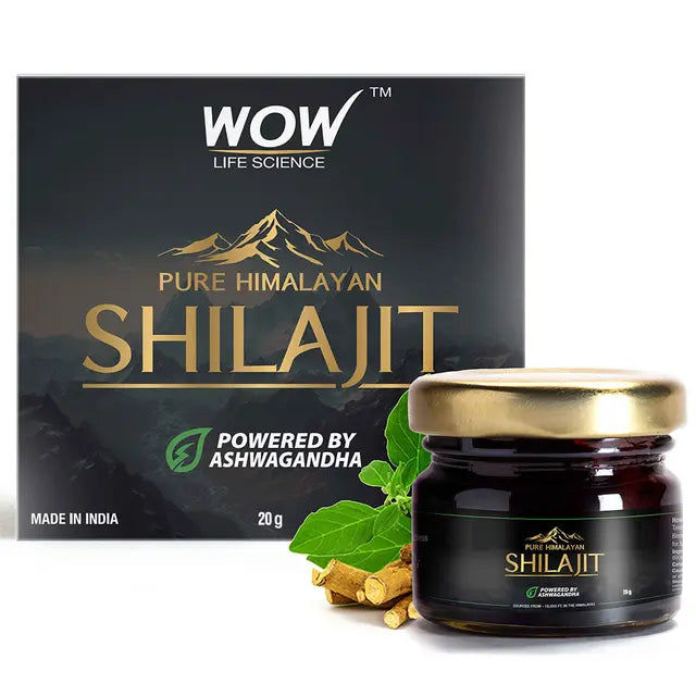 Man Matters Endure Long Last Non Transferable Spray For Men 20g and Wow Life Science Himalayan Shilajit Ashwagandha 20g