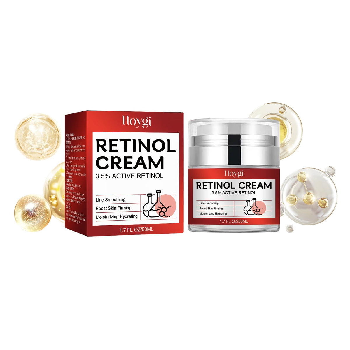 Revitalize Your Skin with Retinol Firming Cream, Anti-Aging, Moisturizing, Glow ,50ml