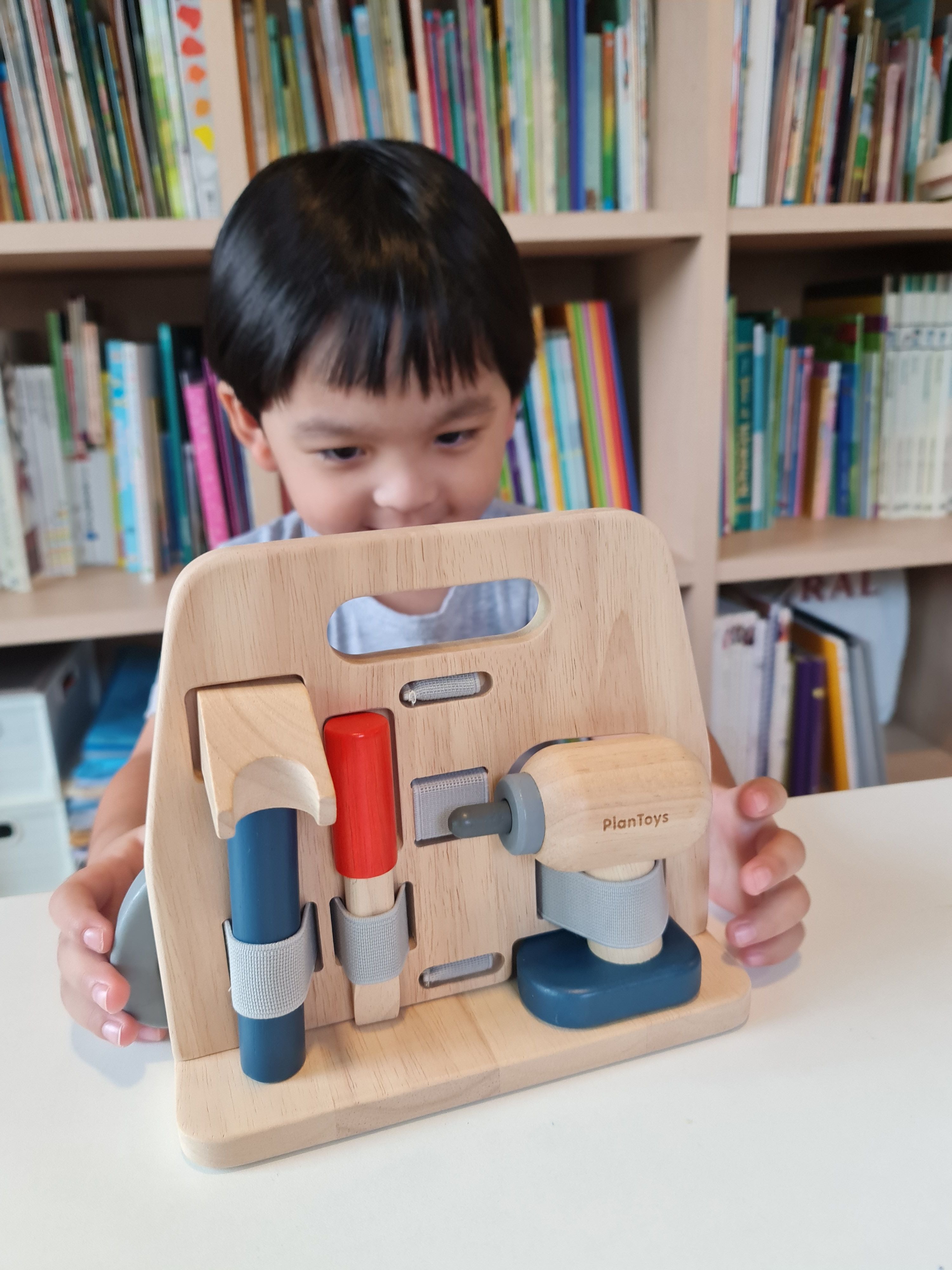 PlanToys Handy Carpenter Set — Wooden Tool Set