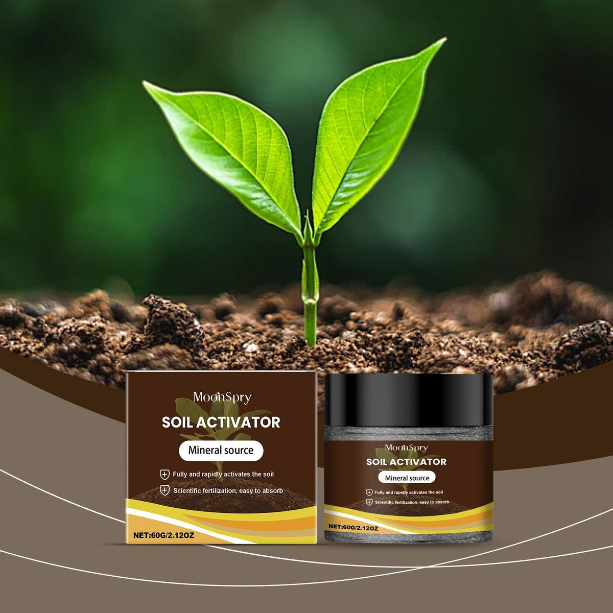 Boost Plant Growth with Soil Activator, Rooting, Fertilizer, Organic, Soil Health ,60g