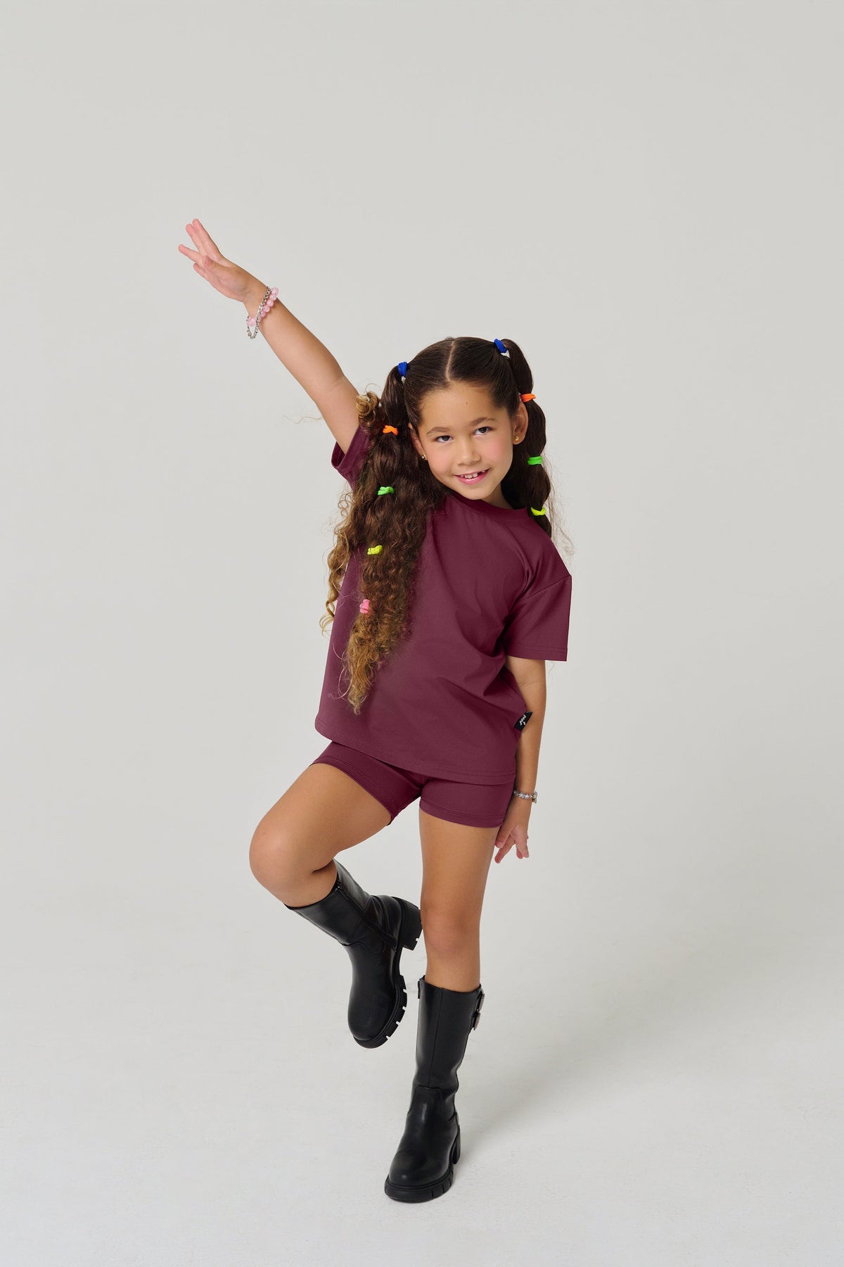 MULU Classic Kids Bikershorts - Maroon