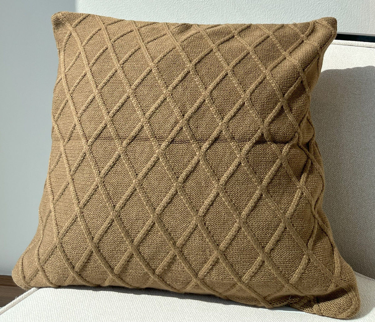 Textured Embroidered Decorative Cushion Cover