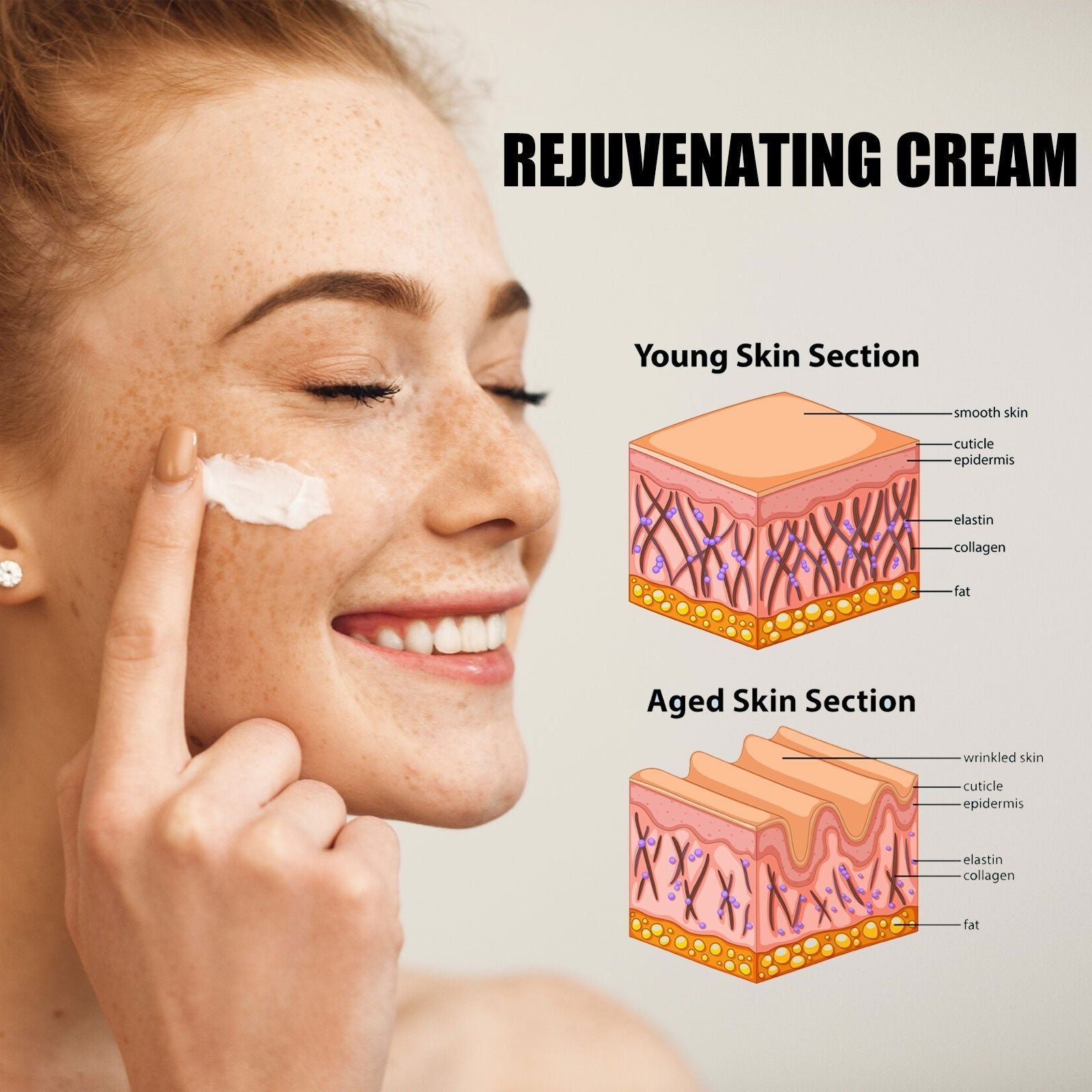 Hydrating Firming Face Cream, Anti-Aging Moisturizer, Brightening & Wrinkle Repair ,50ml