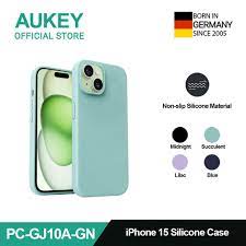 AUKEY PC-GJ10A Magnetic Hrd-Shell Phone Case iphone 15 Blue