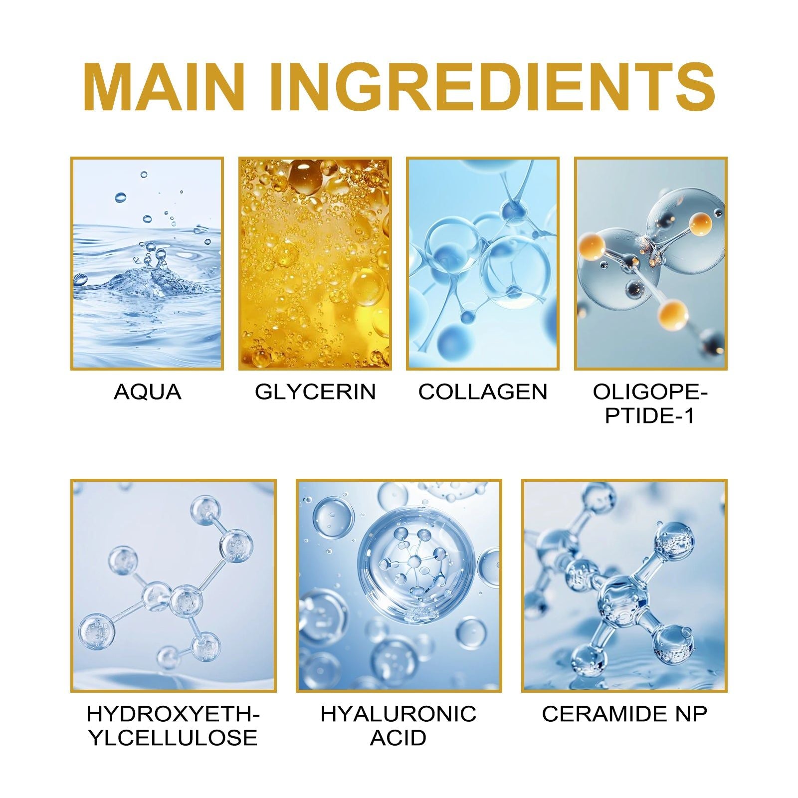 Collagen Serum for Moisturize and Tender Skin, Anti-Aging, Hydrating, Firming ,2ml*7pcs