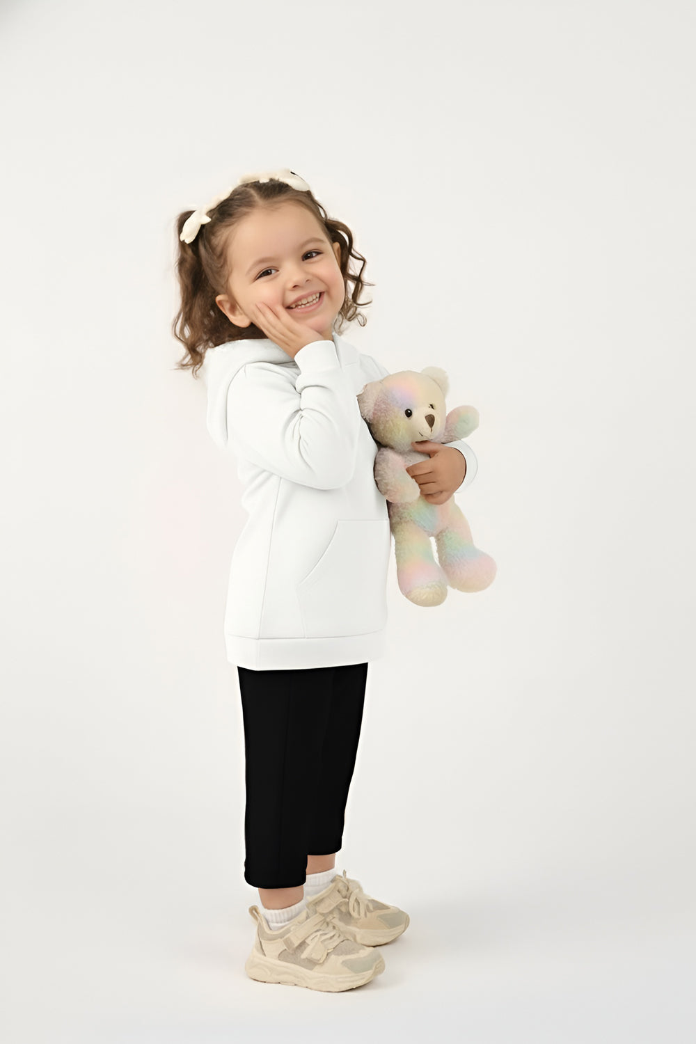 MULU Classic Baby Oversized Hoodie - White