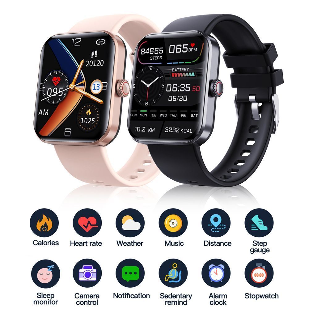 F57l Blood Glucose Monitoring Smartwatch, Fitness Tracker With Blood Pressure Smart Watch For Men Women