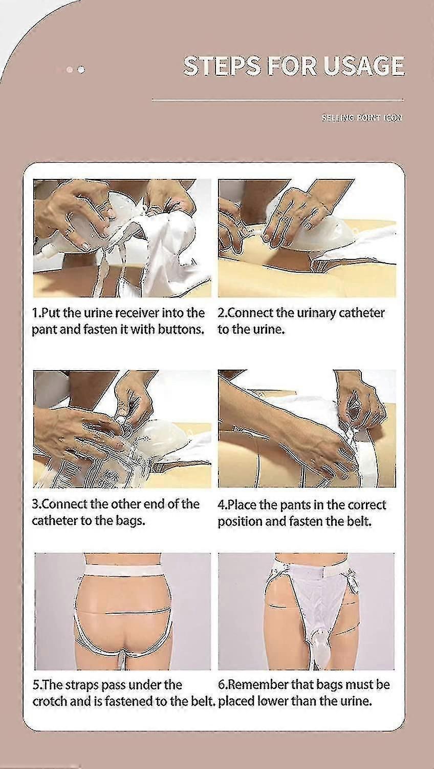 Silicone Urine Collector, 3 Type Optional With 2 Urine Catheter Bags For Woman