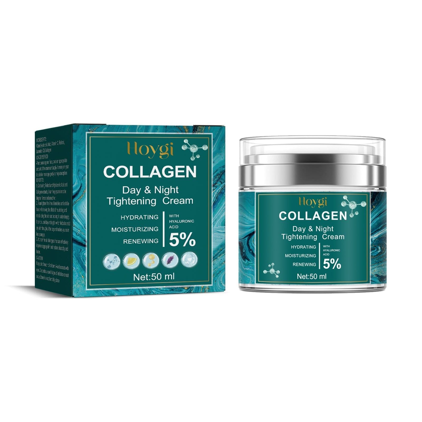 Hydrating Collagen Cream for Anti-Aging, Moisturizing, Brightening, Firming, Youthful Skin ,50ml
