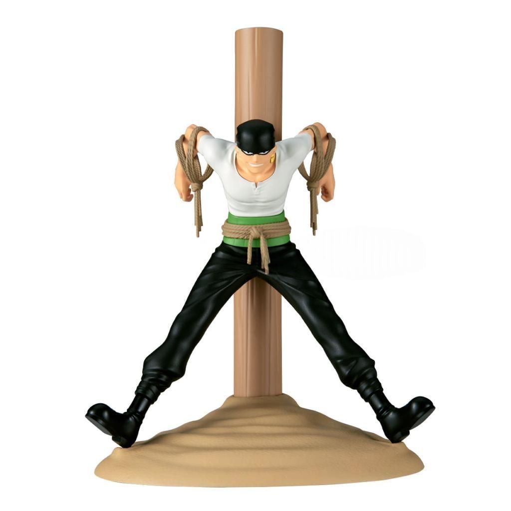 Banpresto FigLife! One Piece Pirate Hunter Roronoa Zoro Figure, 17cm