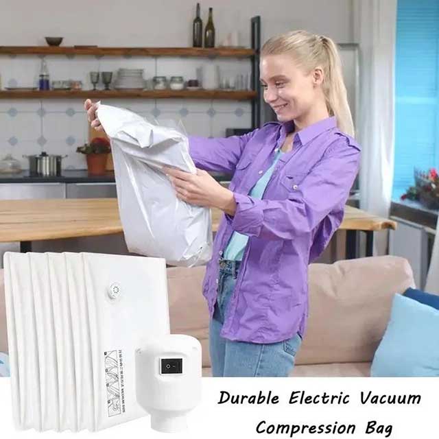 Vacuum Storage Space Sealed Bags – Large, Durable, Reusable, and Vacuum-Seal for Clothes, Bedding, and More