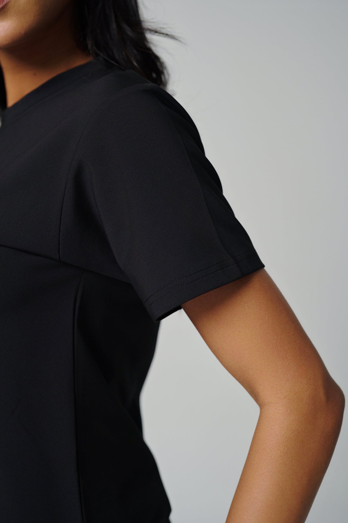 Regular Fit Women T-Shirt - Black