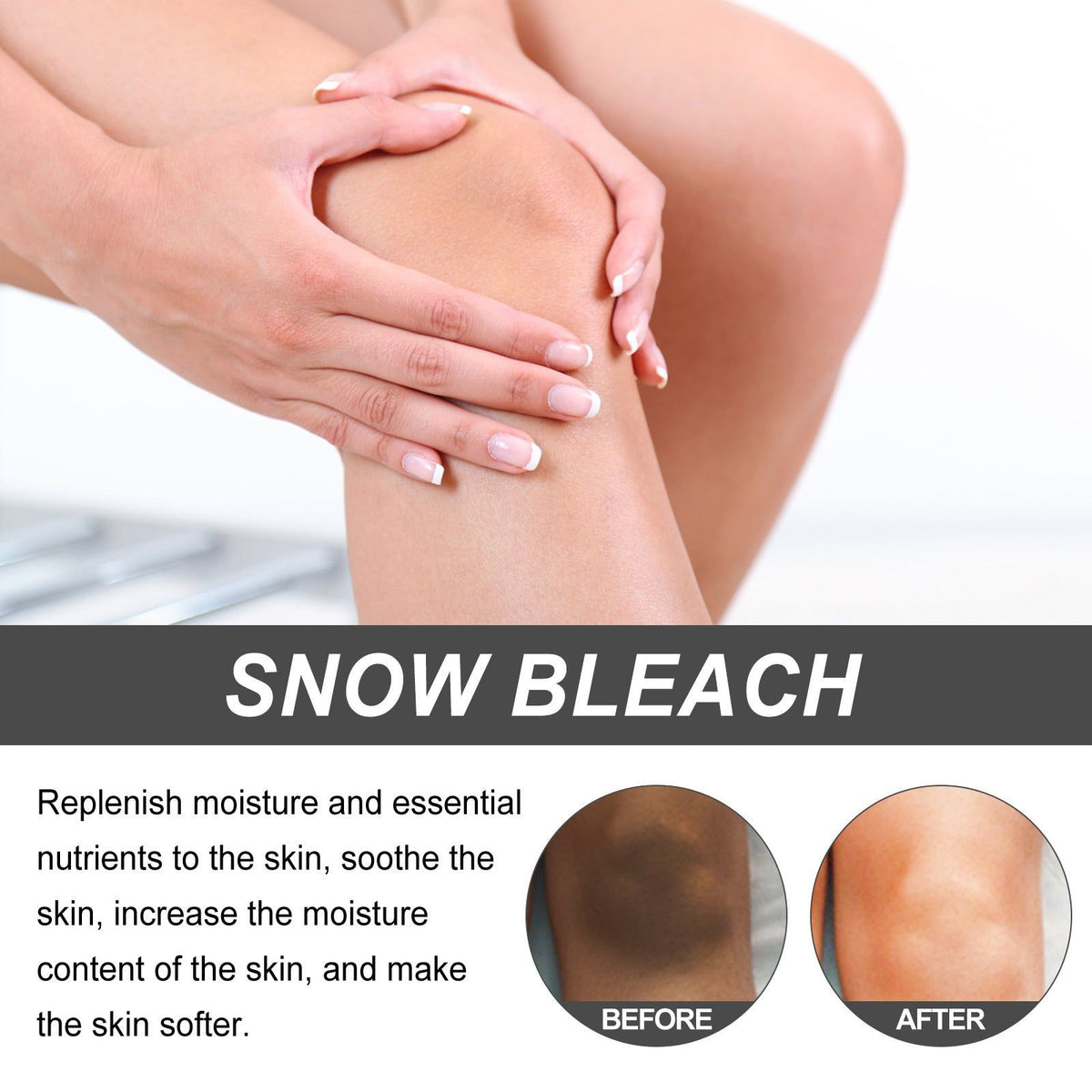Melanin Brightening Cream, Lighten Armpits Thighs, Skin Whitening, Moisturizer ,6pcs