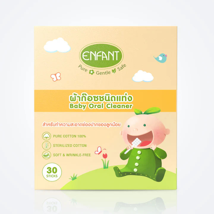 ENFANT - Gauze Baby Oral Cleaner 0+ \ 30 Sticks