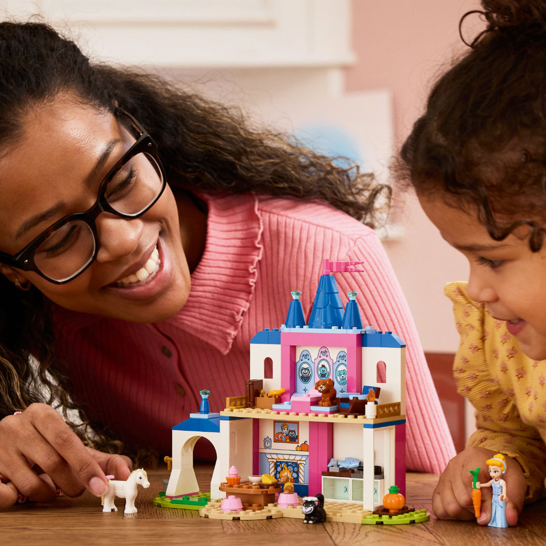 LEGO Disney Princess Cinderella Animal Friends Castle Building Set, For Age 4+ Years