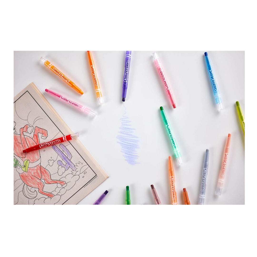 Crayola Silly Scents Smash Ups Mini Twistables Crayons, 24 Pieces