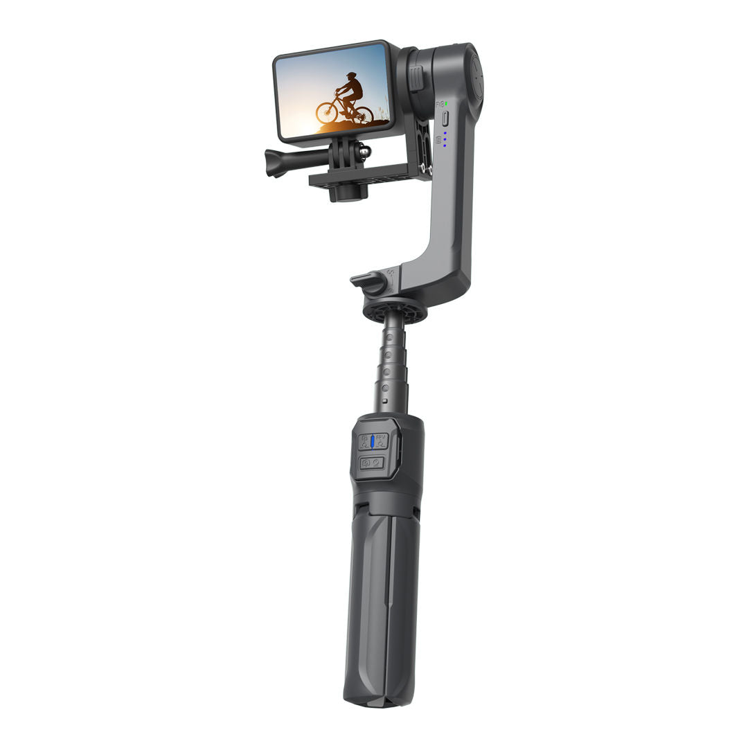 Porodo 2-Axis Mobile Gimbal Stablizer, Black