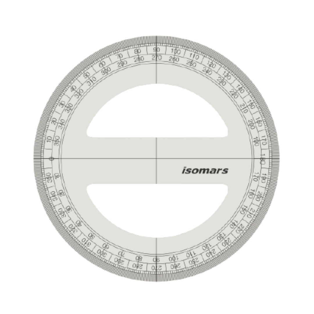 isomars Circular Protractor, 6"