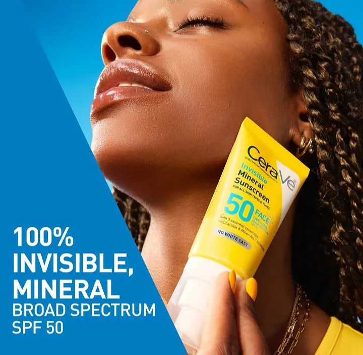 CeraVe Invisible Mineral Sunscreen SPF 50