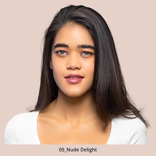Nykaa SkinShield AntiPollution Matte Foundation Nude Delight05