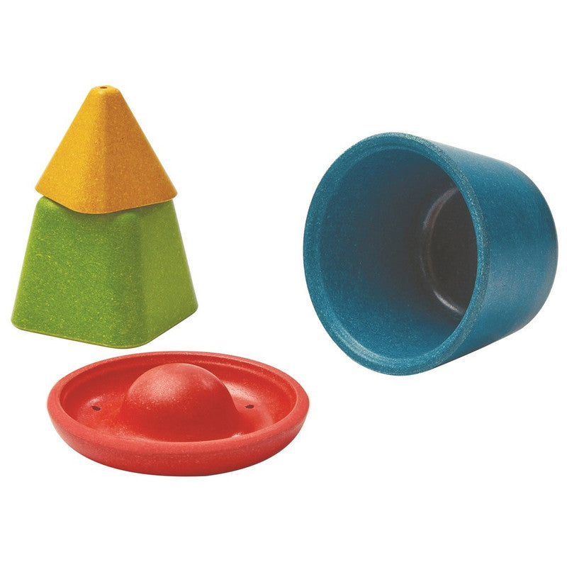 PlanToys Creative Sand Play — Wooden Sand Molds