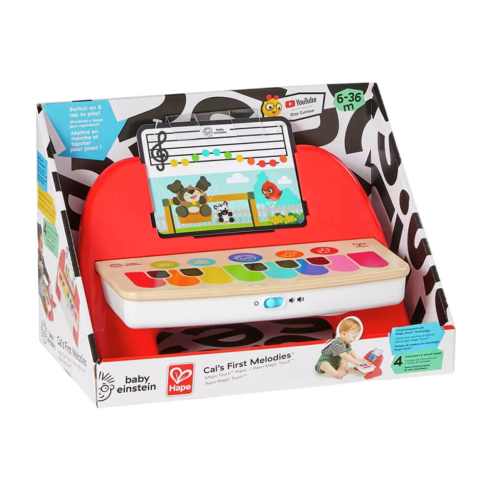 Baby Einstein Cal's First Melodies Magic Touch Piano Musical Toy, 6 months+