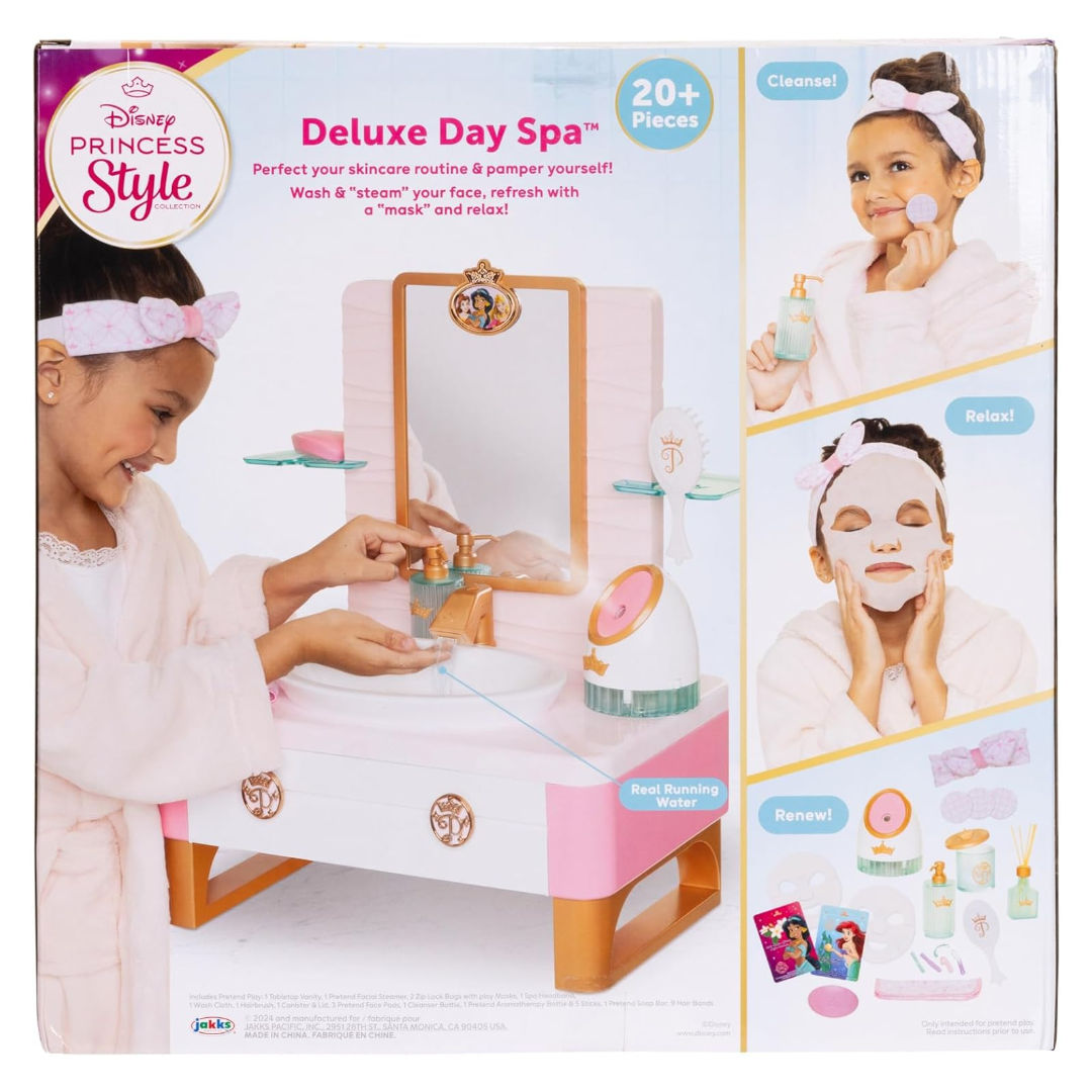 Disney Princess Style Deluxe Day Spa Set, For Age 3+ Years