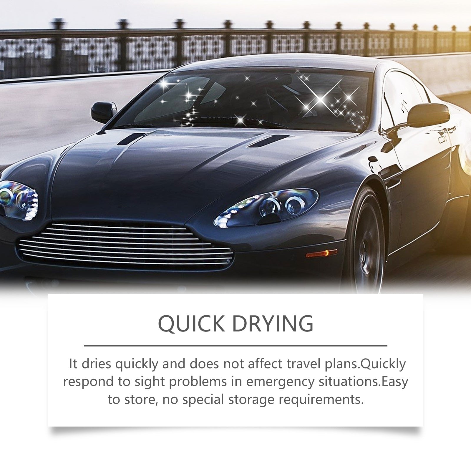 Car Cleaning Glass Coatings, Oil Film Remover, Fast Decontamination, Clear Vision ,1pcs