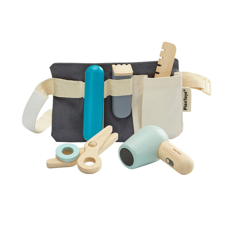 PlanToys Hair Dresser Set — Wooden Pretend Play Set