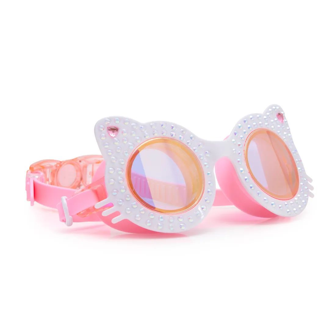 Bling2O Powder Purr Cat Swim Goggles, Pink, 8+ years