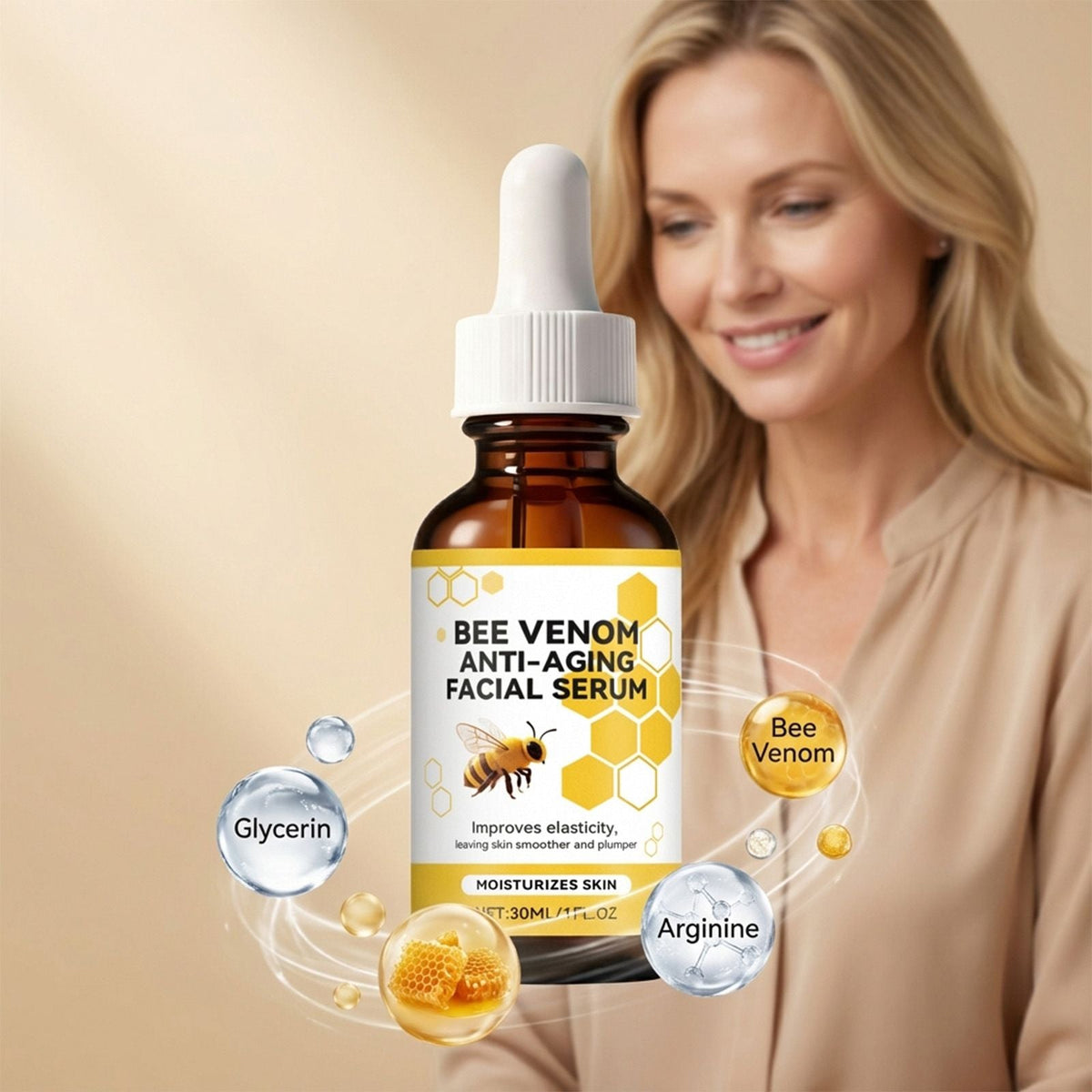 30ml Bee Venom Serum with Repair and Radiant Skin