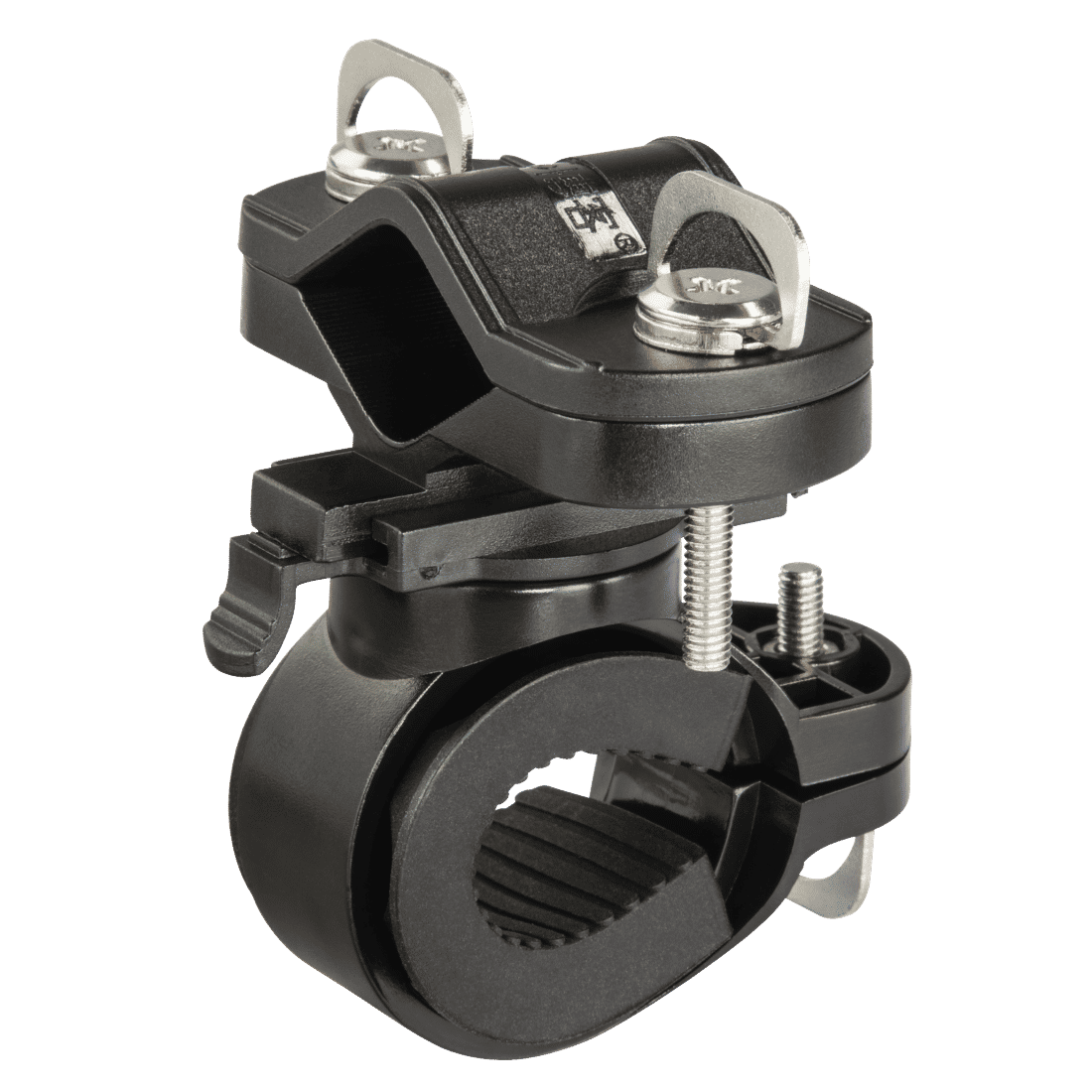 HAMA 136674 Universal Torch Mount for Handlebars, can be rotated 360°, black