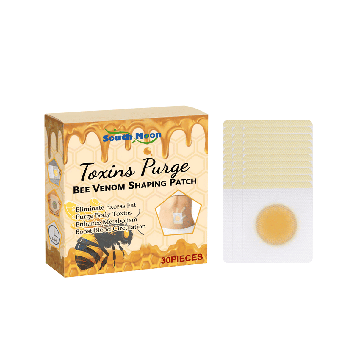 Body Care Patch, Nourish Skin, Slimming, All Over Body, Natural Ingredients ,30pieces