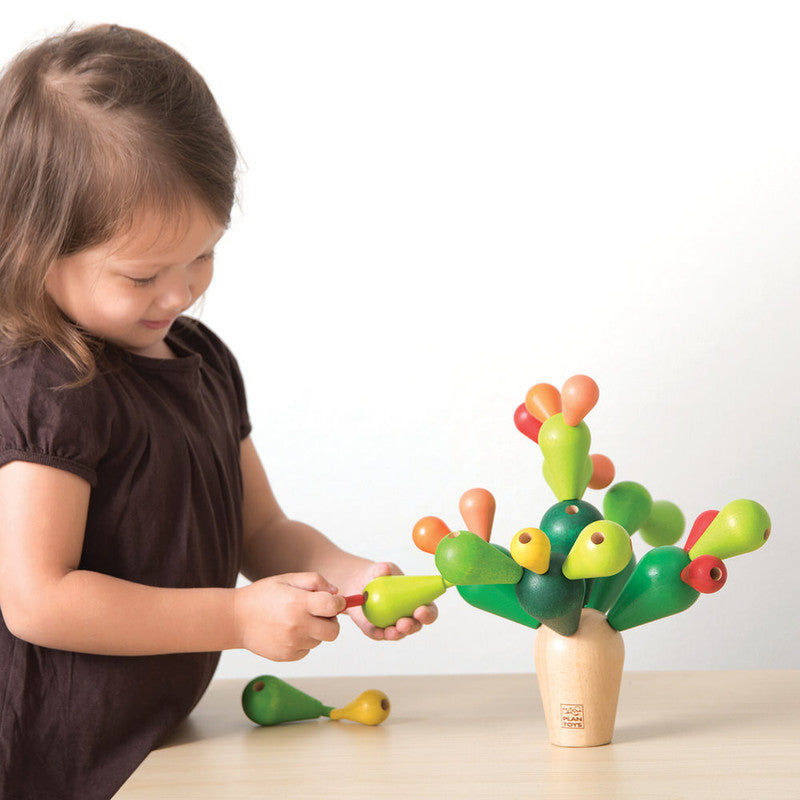 PlanToys Balancing Cactus — Wooden Balance Game