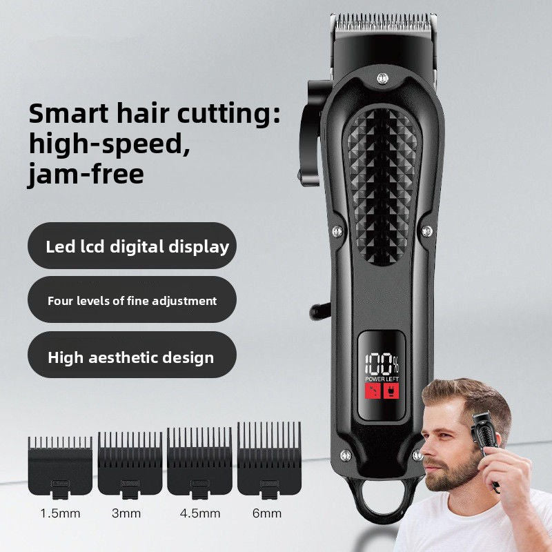 Professional LCD Hair Clipper Set