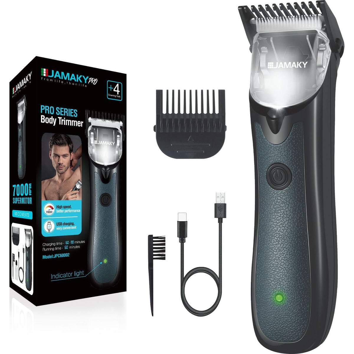 4-in-1 Hair Trimmer Grooming Kit