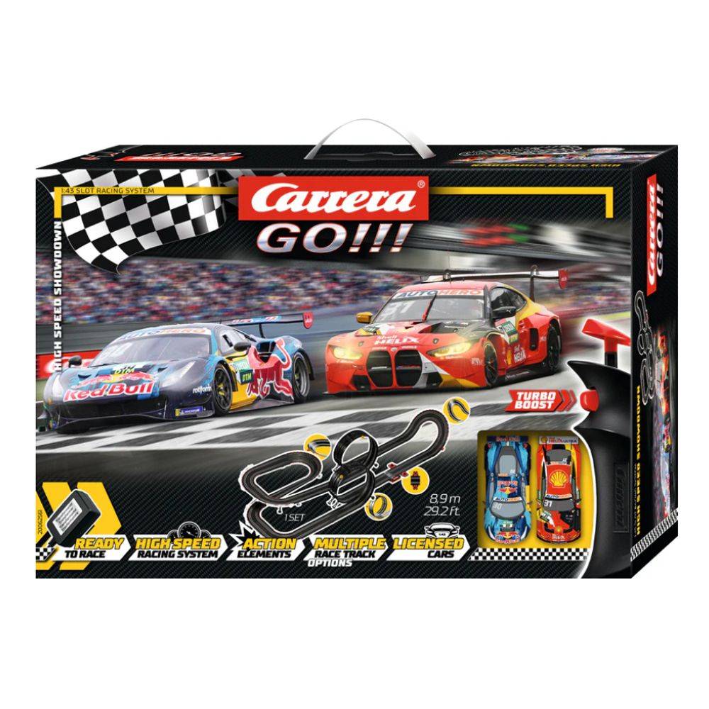 Carrera GO DTM High-Speed Showdown Slot Cars Racing Track Set 8.9m, 6+ years