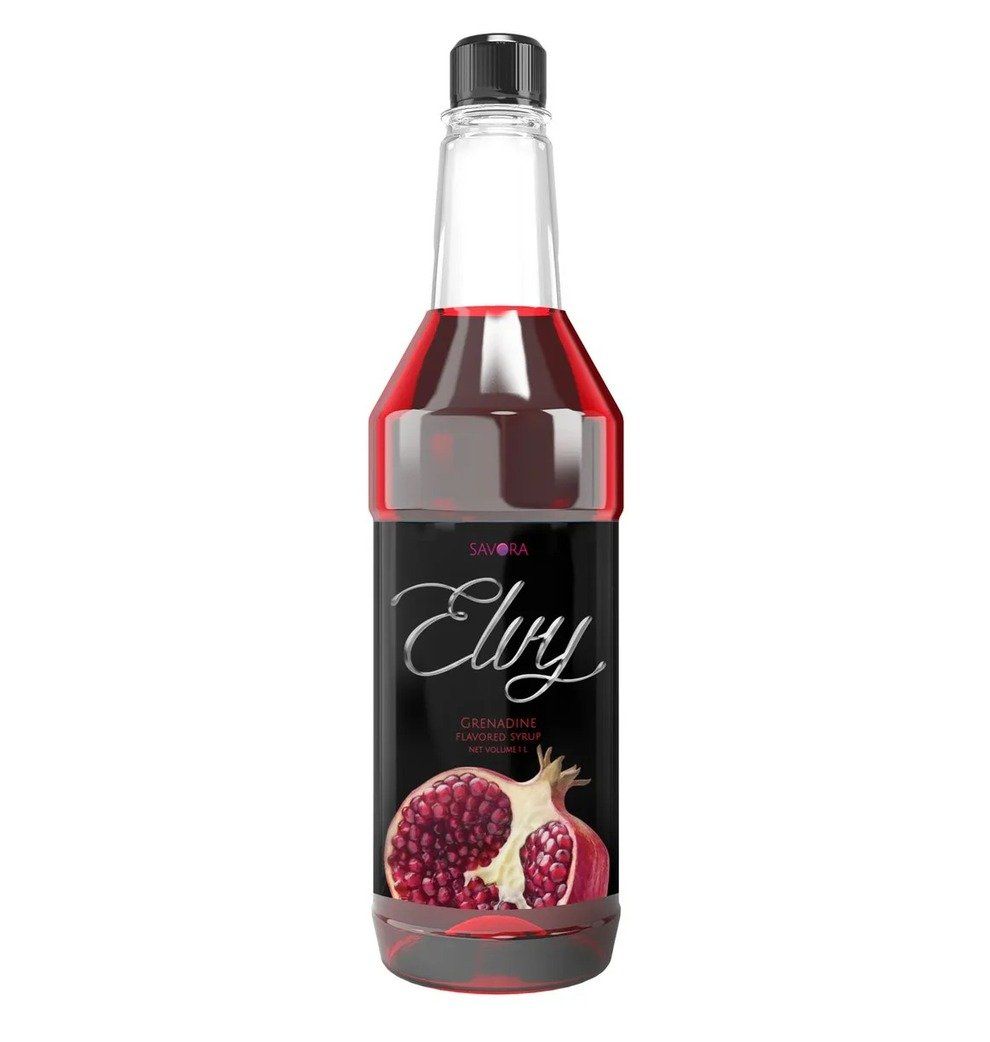 Elvy Grenadine Flavored Syrup 1 Litre
