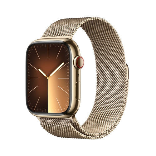 Series 9 GPS + Cellular 41mm Stainless Steel Milanese Loop