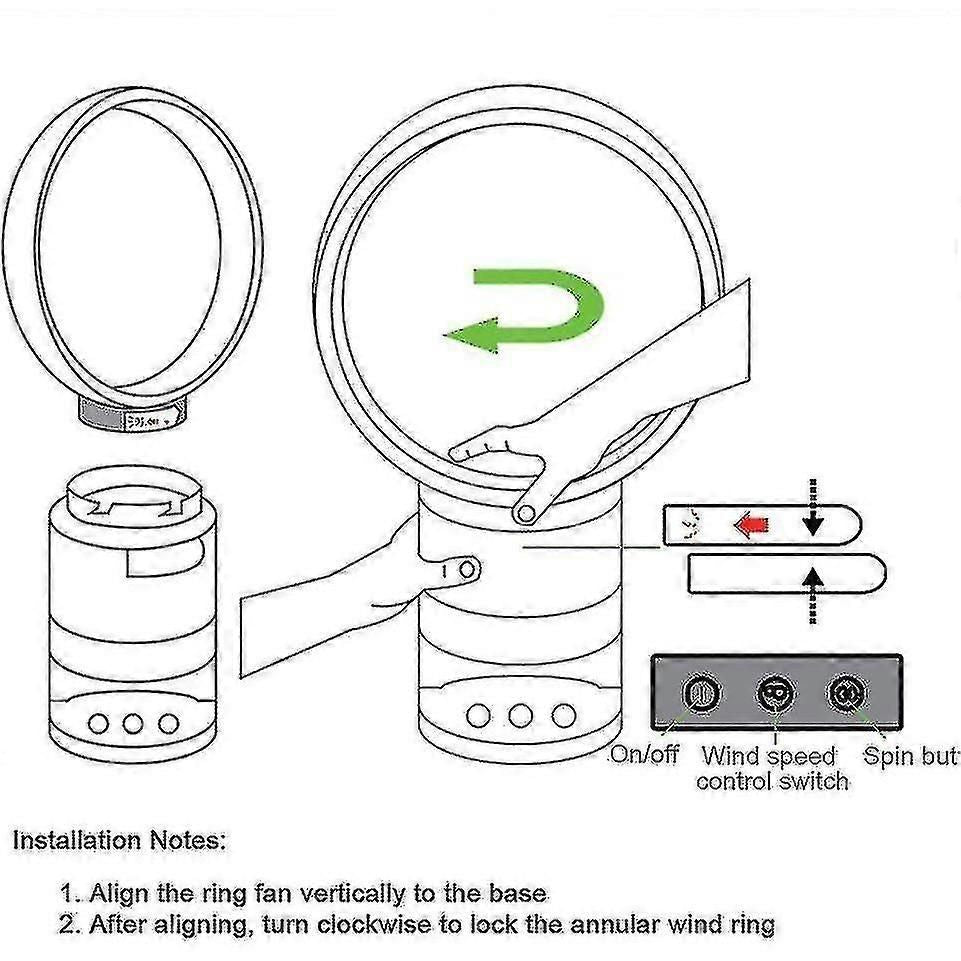 Ultra-quiet Negative Ion Air Bladeless Tower Fan zxin