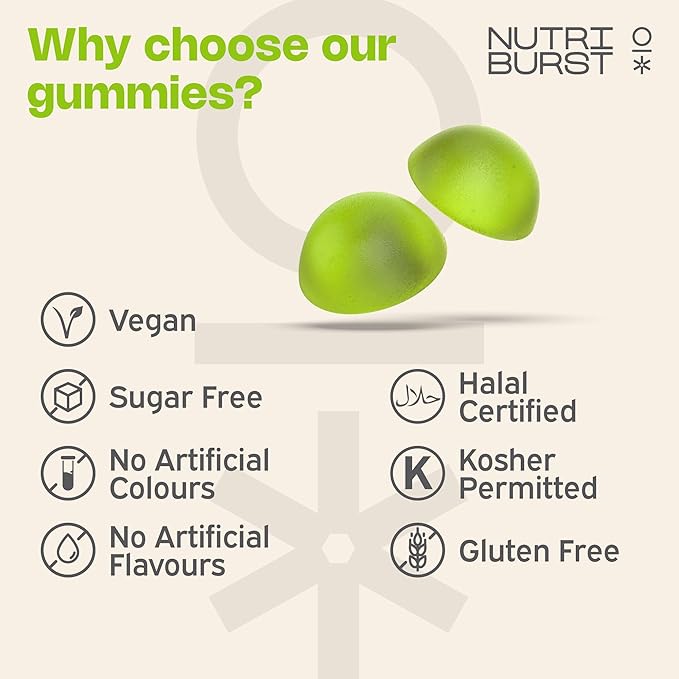 Nutriburst Nutri Greens 60 Gummies