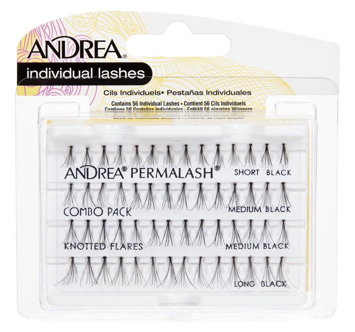 Andrea Permalash Individual Combo Black, Short, Medium & Long