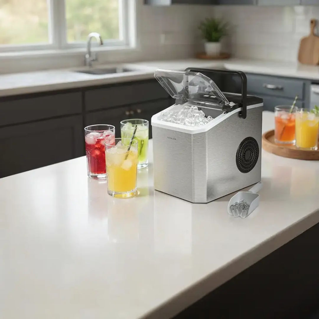 Green Lion Instant Ice Mate Ice Maker 1.5L, Gray