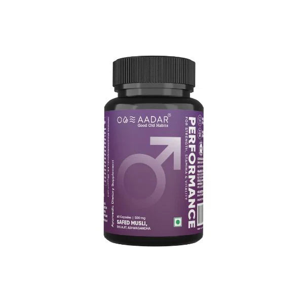 Aadar performance capsule and performance oil + free performance oil